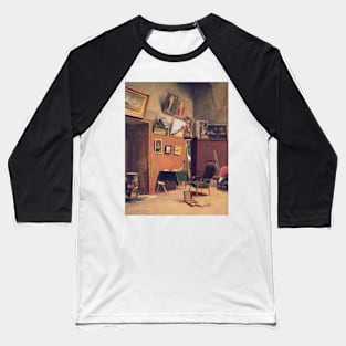 Studio in the rue de Furstenberg by Frederic Bazille Baseball T-Shirt